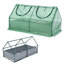 Lit de jardin surélevé 4 x 2 x 2 pi avec mini serre Aoodor, ensemble de jardinière en PE avec fenêtres-120341762