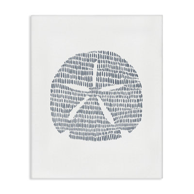 Art mural sur toile Minimal Sand Dollar par Jetty Home, LLC