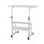 Adjustable Metal Base Computer Desk-1409979070