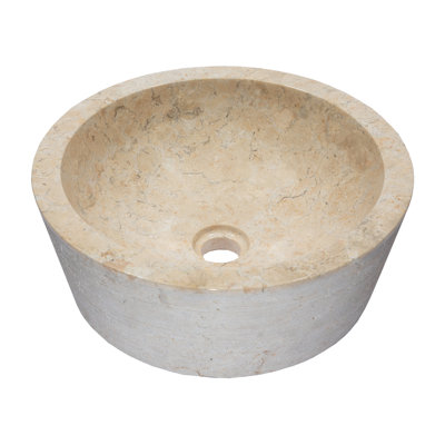 Eden Bath 15.75 " Stone Circular Bathroom Sink