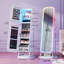 Jewellery Cabinet with Mirror Jewelry Armoire-1514111381