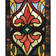 Lani 36" Vertical Victorian Stained Glass Window Panel