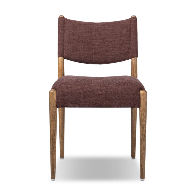 Tara Yokum Armless Dining Chair, Toasted Oak, Laughlin Plum