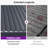 PURPLE LEAF Louvered Pergola 11' x 23' Aluminum Outdoor Pergola-82617691