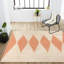 Tapis intérieur / extérieur beige / orange Dantrel-1804169591
