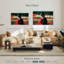 Ethnique africain en rouge sur toile-1411827411
