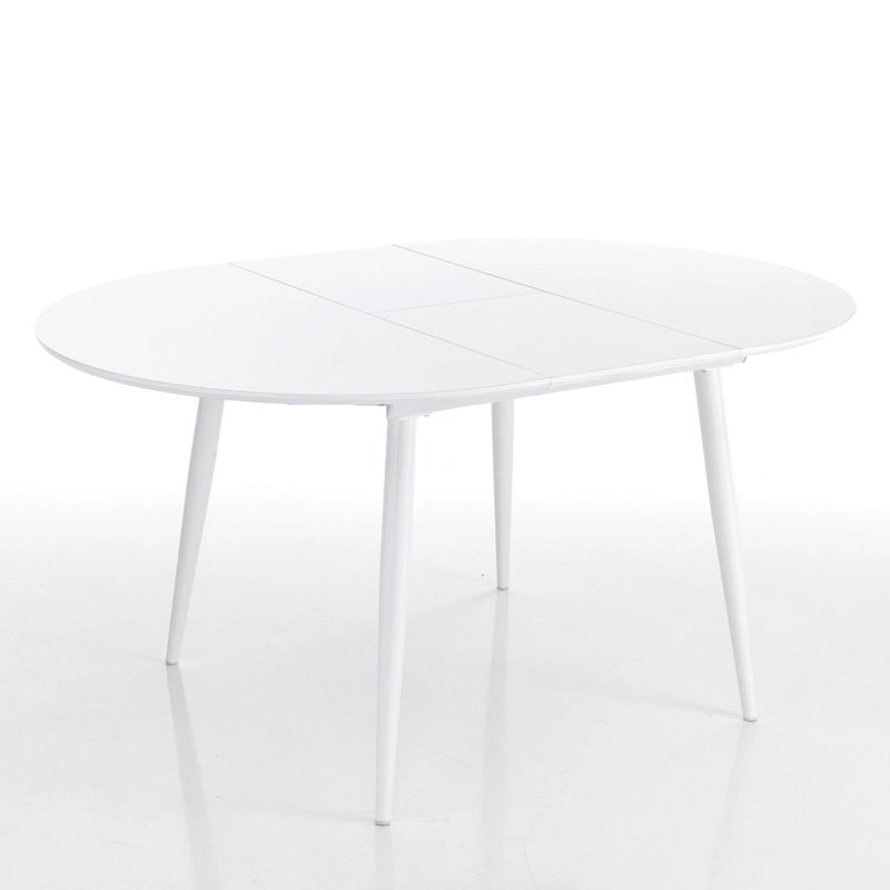 Manhart Round Metal Base Dining Table