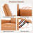 Recliner Chair, Swivel Rocking, Glider Rocker Recliner, Nursery Chair With Footrest For Living Room