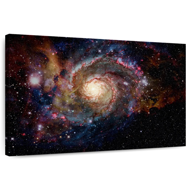 Oberle, galaxie spirale fascinante, H 24 po x l 36 po