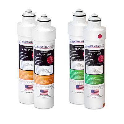 AFC-P-SDCB-2PK,Compatible PQCCRB PQCSED Water Filter Set( 3-6 Month Pack) 2 Sets