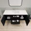 Meuble-lavabo de salle de bain flottant 60 po Alcester Ivy Bronx-447571504