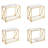 Carmelo 34.5'' Glass Top Console Table-866446956