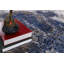 Tapis à poils longs bleu / brun Adrian-593480516