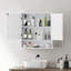 56mm W 58mm H Wall Mounted Required Medicine Cabinet Mirror