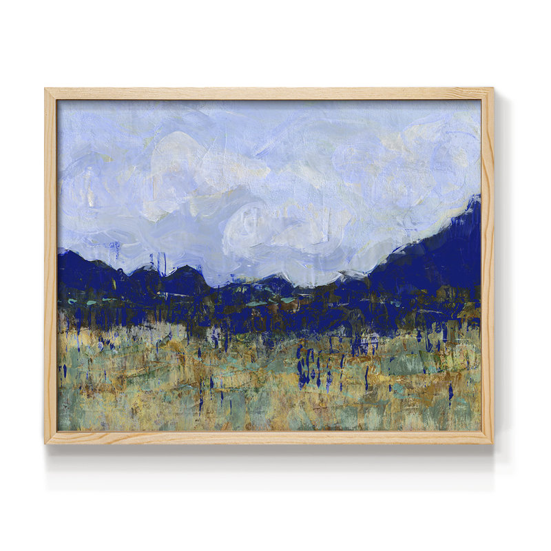 Altiplano II - Reproduction encadrée - Restickable, Naturel, H 11 po x l 14 po