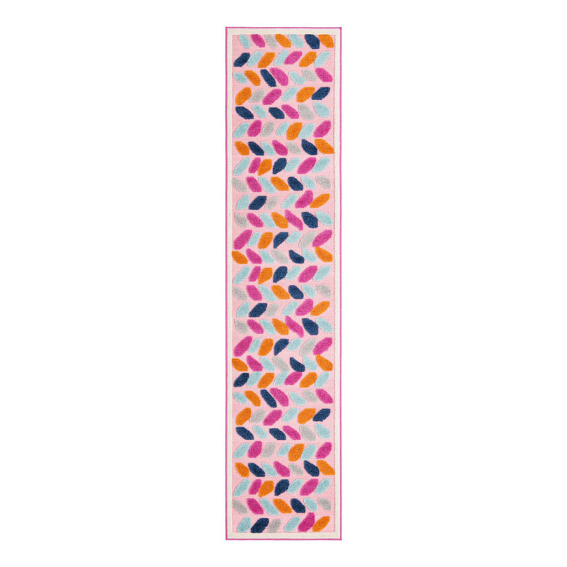 Chevron Indoor / Outdoor Rug, Runner 2' x 10'