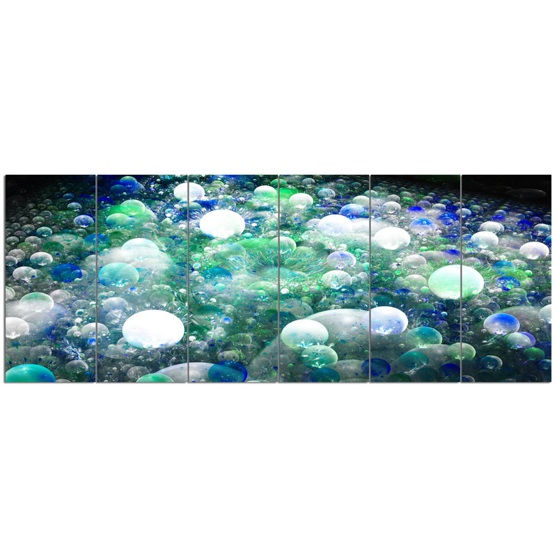 " Colorful Molecules Fractal Design "