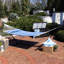 Hamac de bar en polyester avec support matelassé pour 2 personnes Mullin - Catalina Beach-10600042-10600044