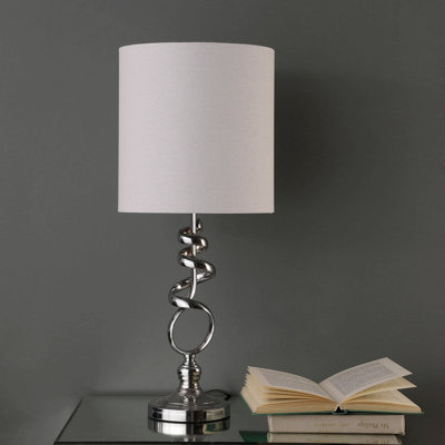 Lampe de table abstraite en métal 21,5 pouces Milo