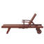 Brodbeck 196cm Long Reclining Acacia Single Chaise