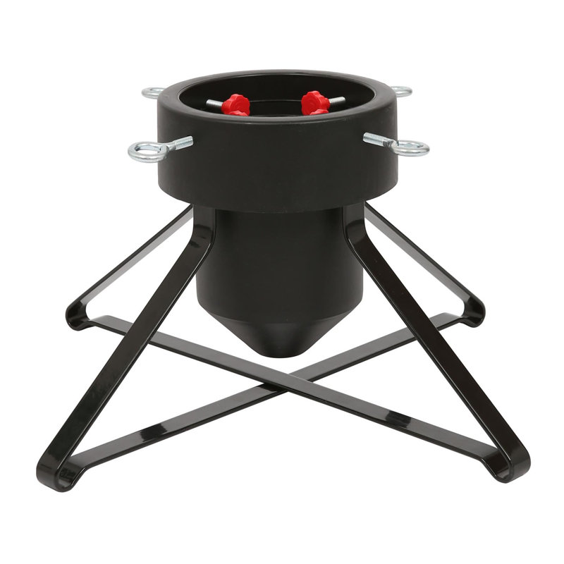 Plastic Artificial Tree Stand For Max. Tree Height Under 6 Ft., Black