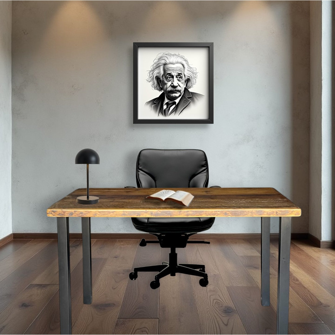 Straight Plank Reclaimed Wood Desk Heirloum 