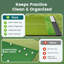Tapis de golf 5x4ft 2-en-1