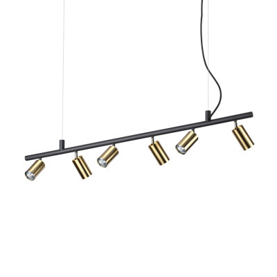 Dynamite 6 - Light Gold Kitchen Island Pendant