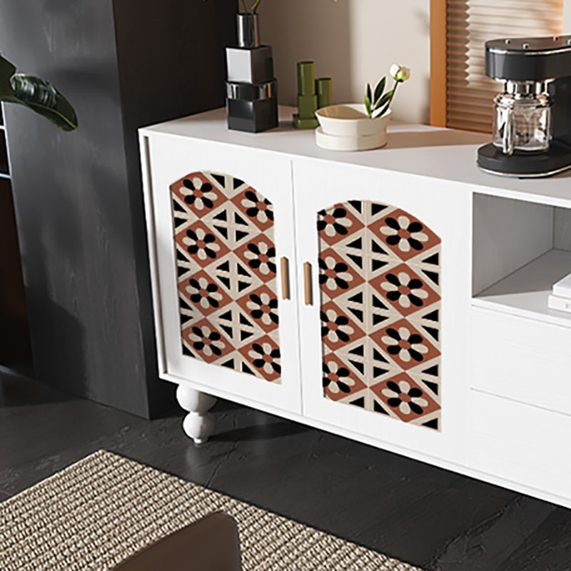 Buffet multifonctionnel 59,1 po, Blanc