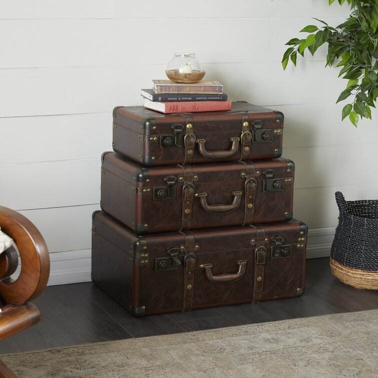 Williston Forge Helina Vintage Trunk & Reviews