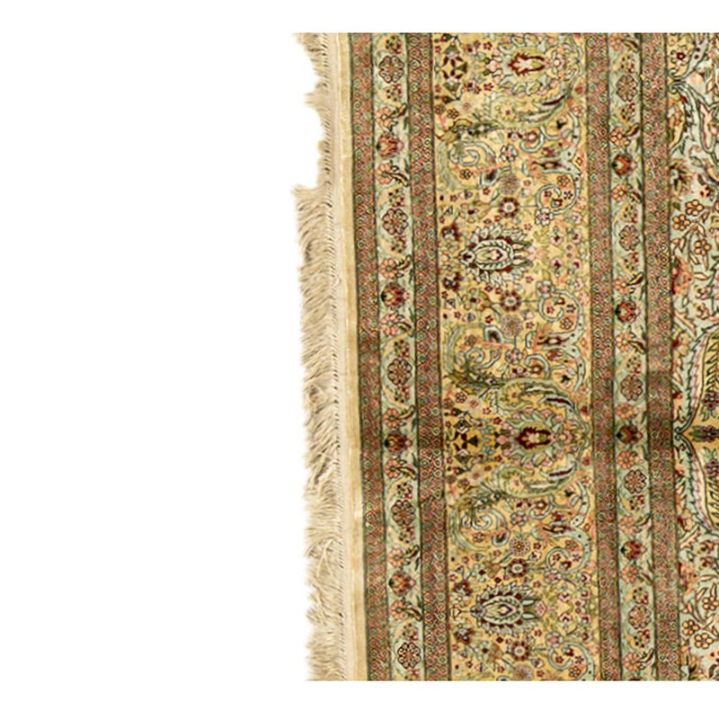Hand Woven Silk Oriental Area Rug