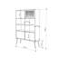 Kellson 140.7cm H x 98.3cm W Standard Bookcase