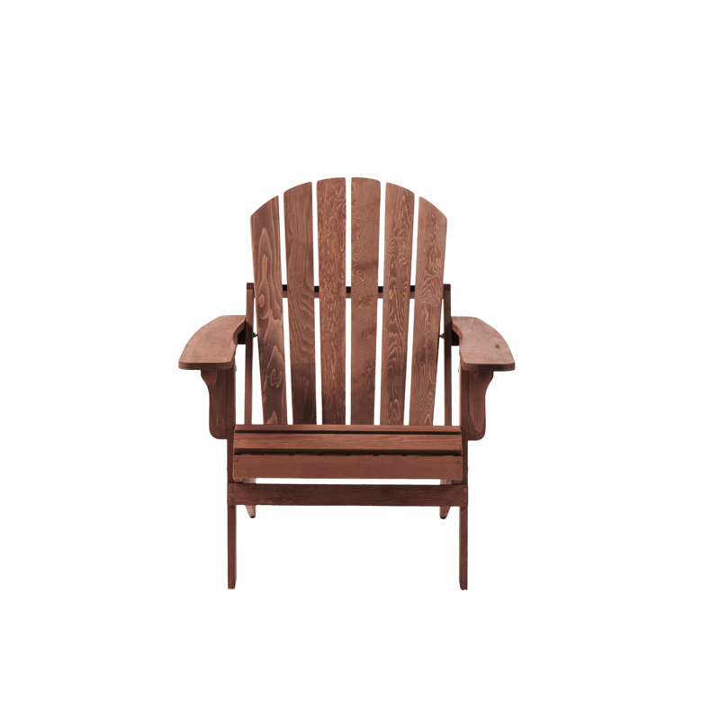 Oversize Folding Chair - Wooden With Pre-Assembled Parts Perfect For Garden, Backyard, Porch, Deck Outdoor Structure Ideal