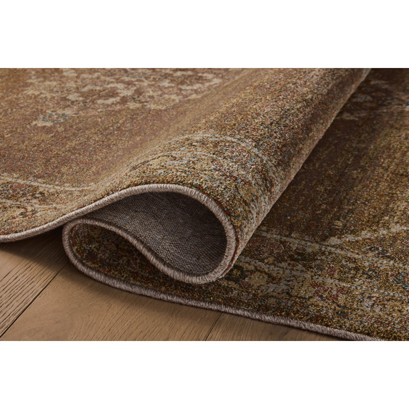 Magnolia Home by Joanna Gaines x Loloi Mona Sunset / Natural Area Rug, Rectangle 10' x 14'