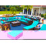 Yussuf 15 - Person Modular Patio Conversation Set with Cushions