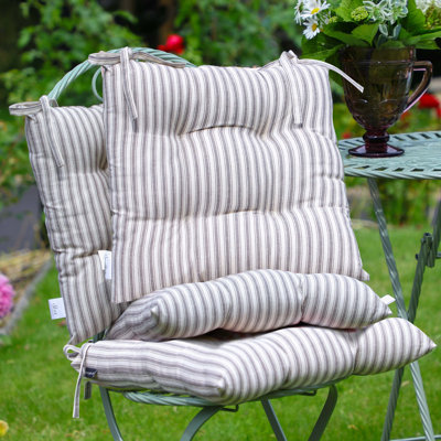 Striped Garden Chair Cover Set Of Red Striped Outdoor Garden Chair