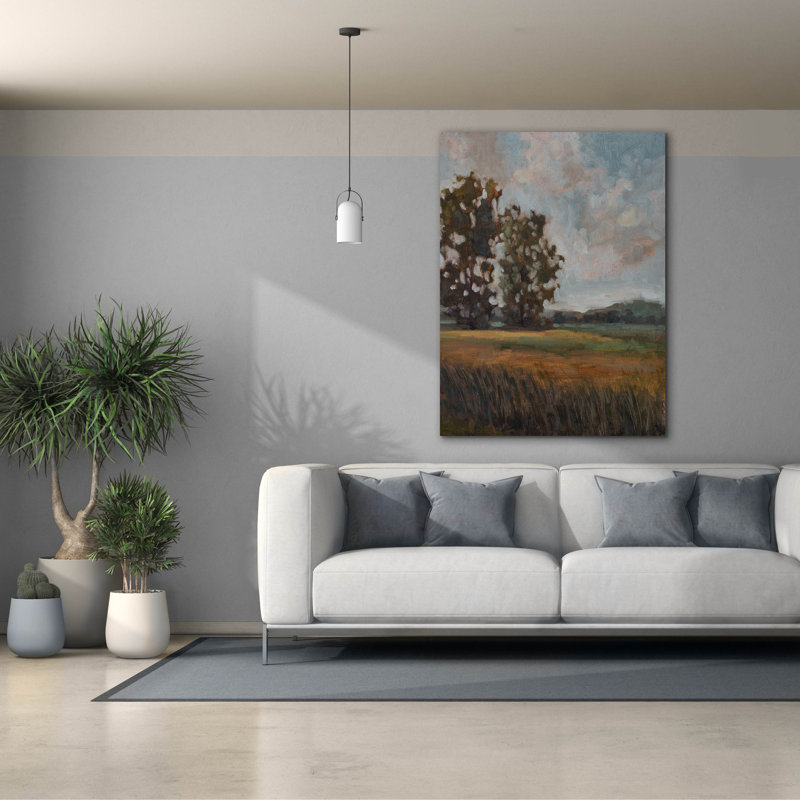 «The Opened Field» par Marian Parsons, art mural sur toile, 40 po x 54 po, H 54 po x l 40 po