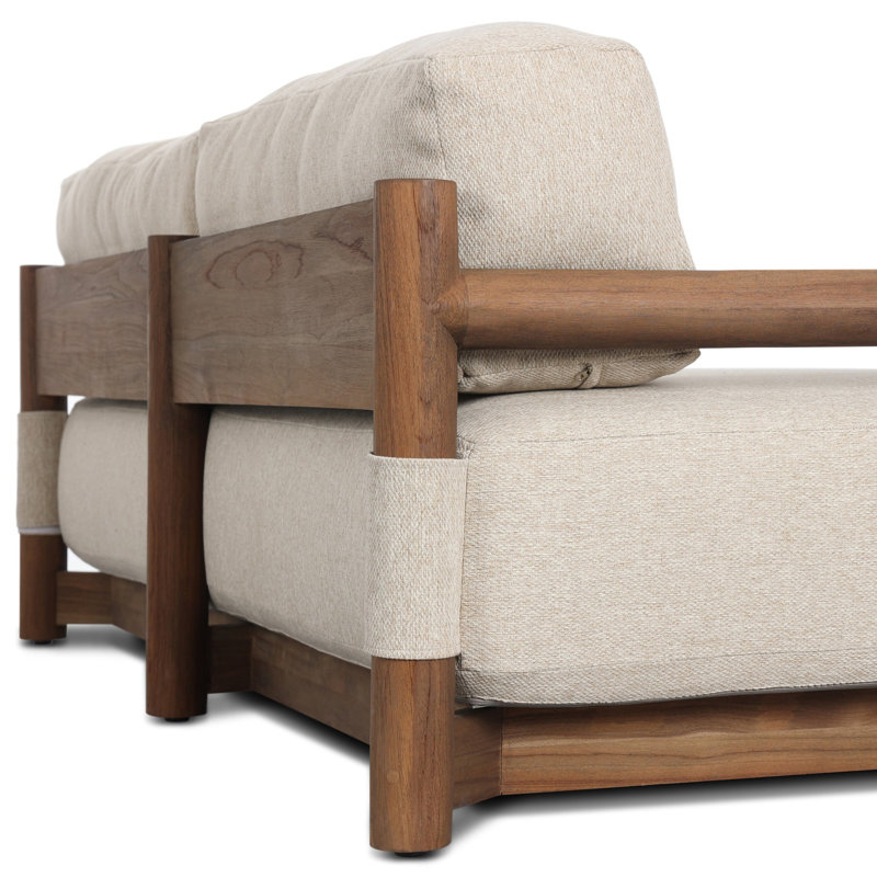 Fable Outdoor Sofa-91"-Concha Beige