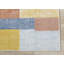 Tapis à motif géométrique intérieur jaune, orange, contemporain et contemporain 5 pi x 8 pi (5 pi 3 po x 7 pi 7 po) Branch-1926852750