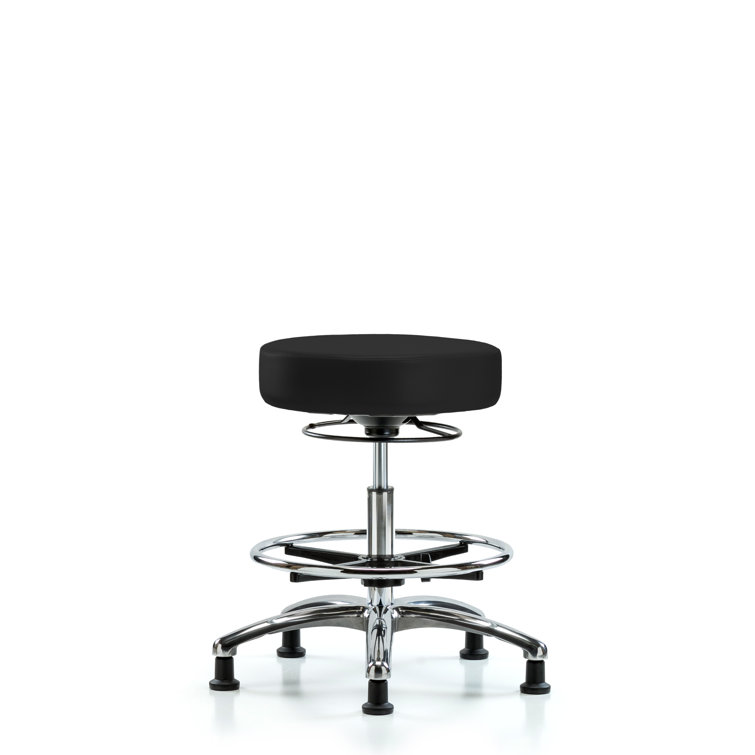 Symple Stuff Laci Adjustable Height Lab Stool with Footring Wheels ...