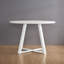 Durban 3-Piece Round Dining Set, Trestle Dining Table With 2 Boucle Chairs-1210869939-1210869936