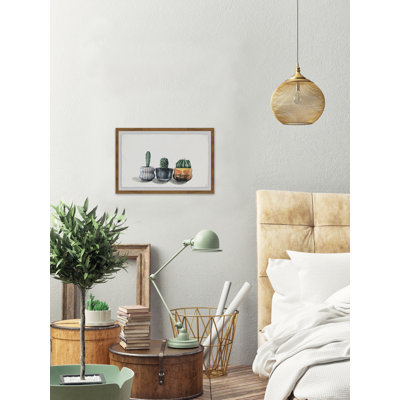 Rounded Pots - Single Picture Frame Painting