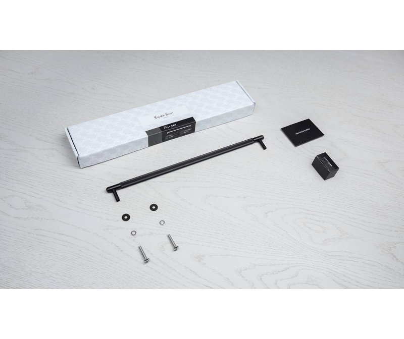 Pull Bar / Linear, 12 4/5", Black
