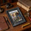 Cadre photo noir 3 pièces 5 "x 7" avec ligne horizontale et verticale