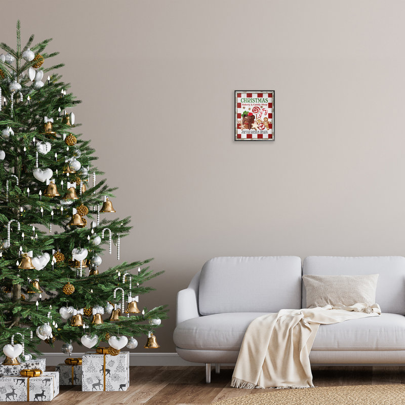 Art de giclée encadrée par Christmas, Giclée encadrée noir minuit, H 14 po x l 11 po