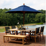 Barbados Outdoor 7 - Piece Teak Dining Set