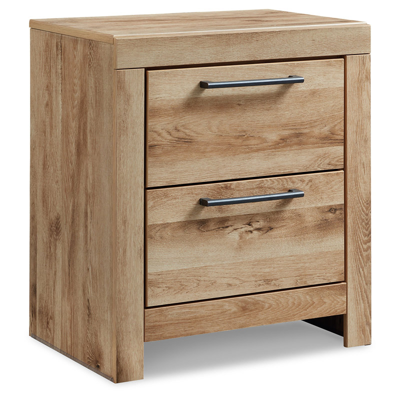 Grande table de chevet 2 tiroirs 24,37 po Homeira