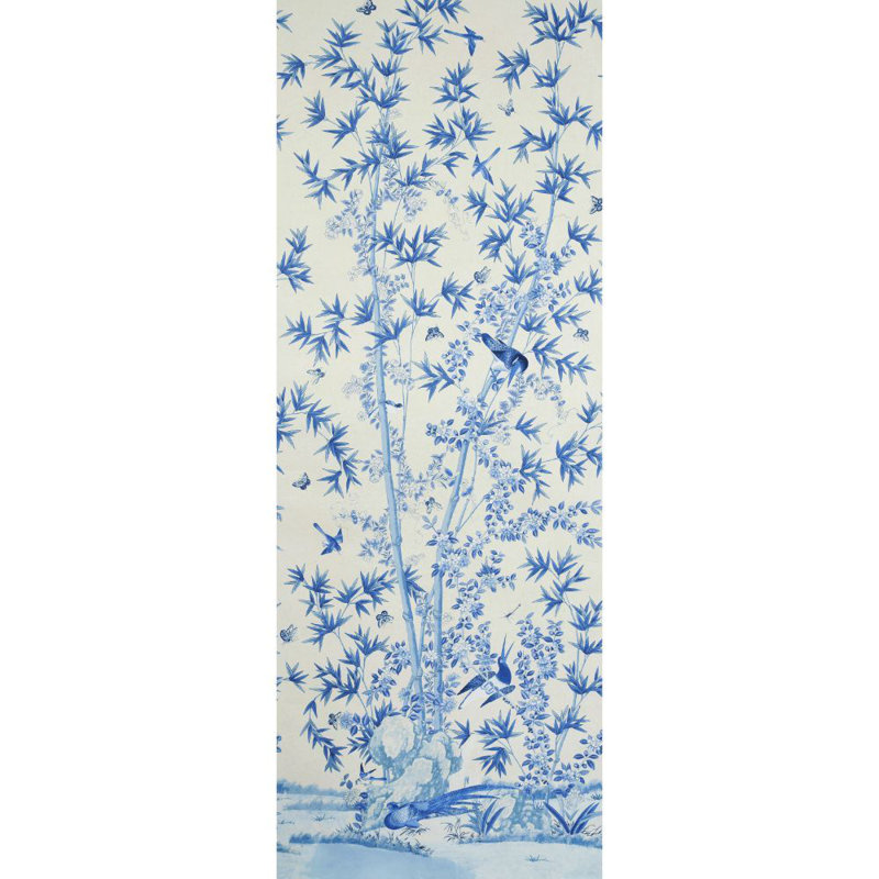 Schumacher x Miles Redd Brighton Pavilion Panel, Blue