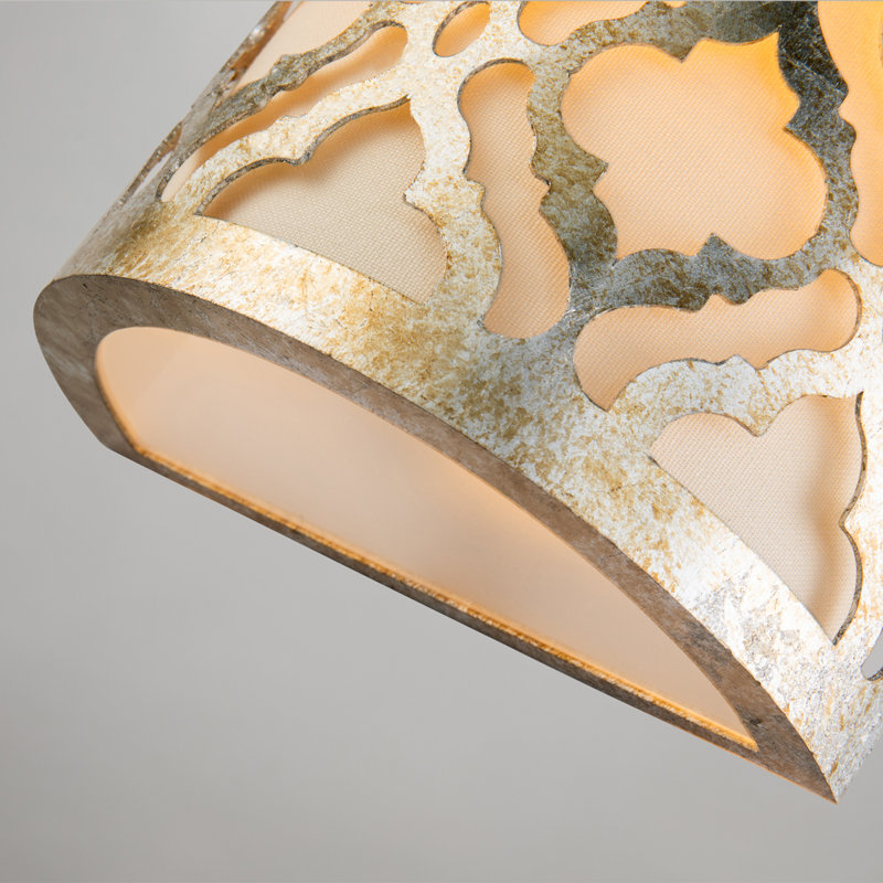 Arabella Half Circle Bracket 1-Light Flush Mount, 12'' H x 10'' W x 6'' D
