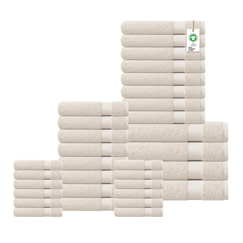 Drap 100% coton biologique Delara, Ivory, 34